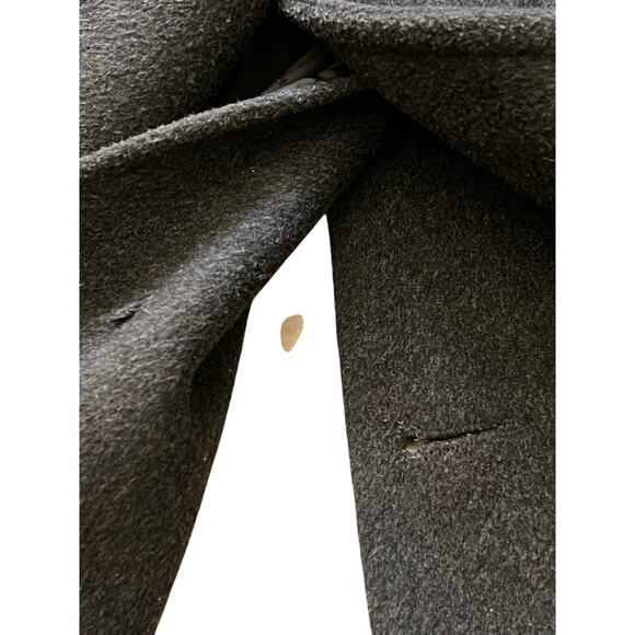 Vintage Fur Coat Paul Levy 100% Wool Gray Brow Large - Picture 6 of 13